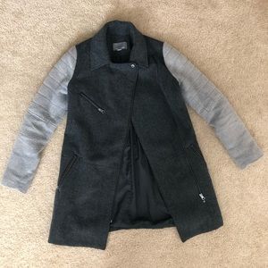 Tinley Road Grey Moto Coat